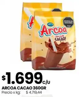 Punto Mayorista Arcoa cacao oferta