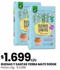 Punto Mayorista Buenas y santas yerba mate oferta