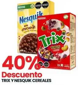 Punto Mayorista Trix y nesquik cereales oferta