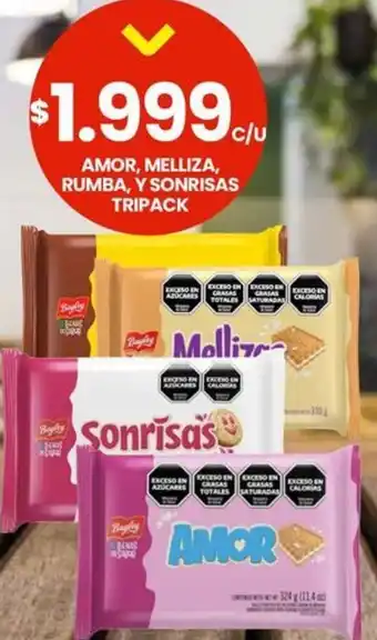 Punto Mayorista Amor, melliza, rumba, y sonrisas tripack oferta