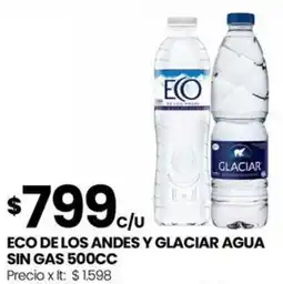 Punto Mayorista Eco de los andes y glaciar agua sin gas oferta