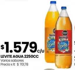 Punto Mayorista Levite agua varios sabores oferta