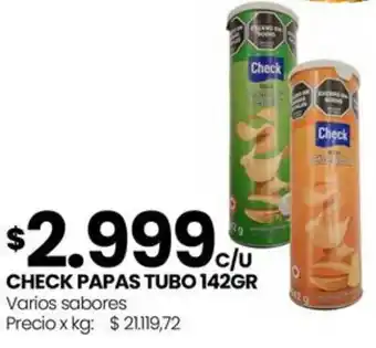 Punto Mayorista Check papas tubo oferta