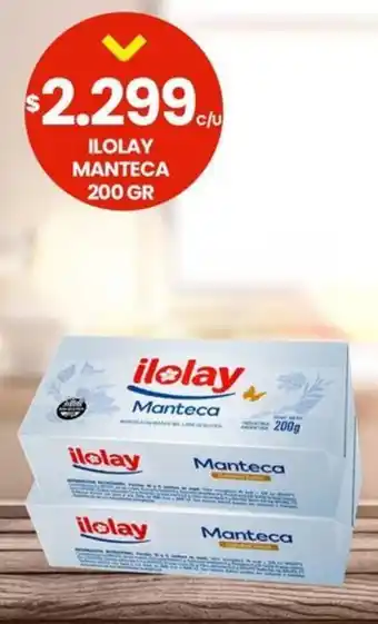 Punto Mayorista Ilolay manteca oferta