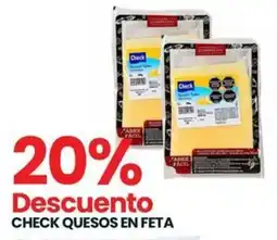 Punto Mayorista Check quesos en feta oferta