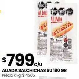 Punto Mayorista ALIADA SALCHICHAS oferta