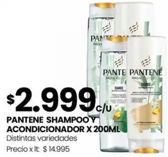 Punto Mayorista Pantene shampooy acondicionador oferta