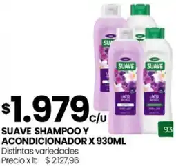 Punto Mayorista Suave shampoo y acondicionador oferta