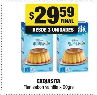 Maxi Ofertas Exquisita Flan Sabon Vainilla x 60grs oferta