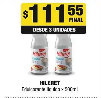 Maxi Ofertas Hileret Edulcorante Liquido x 500ml oferta