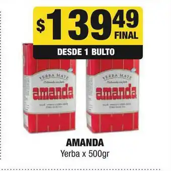 Maxi Ofertas Amanda Yerba x 500gr oferta