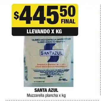 Santa Azul Muzzarella Plancha x kg