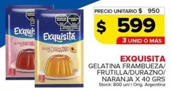 Carrefour Maxi Exquisita gelatina oferta