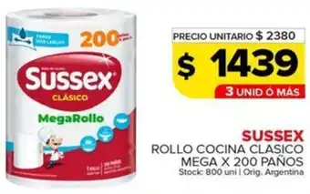 Carrefour Maxi Sussex rollo cocina clasico mega oferta