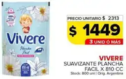 Carrefour Maxi Vivere suavizante plancha facil oferta