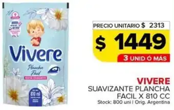 Carrefour Maxi Vivere suavizante plancha facil oferta