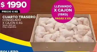 Carrefour Maxi Cuarto trasero congelado oferta