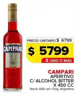 Carrefour Maxi Campari aperitivo c/ alcohol bitter oferta