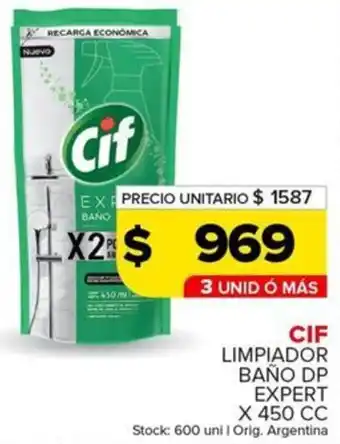 Carrefour Maxi Cif limpiador baño dp | expert oferta