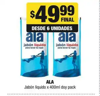 Maxi Ofertas Ala Jabón Liquido Doy Pack x 400ml oferta