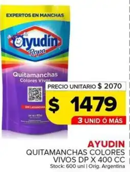 Carrefour Maxi Ayudin quitamanchas colores vivos dp oferta