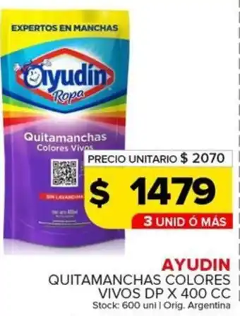 Carrefour Maxi Ayudin quitamanchas colores vivos dp oferta