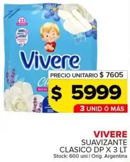 Carrefour Maxi Vivere suavizante clasico dp oferta