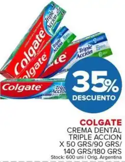 Carrefour Maxi Colgate crema dental triple accion oferta