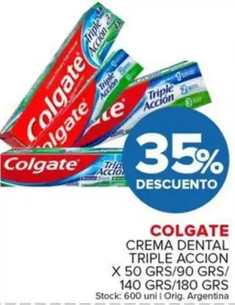 Carrefour Maxi Colgate crema dental triple accion oferta