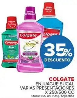 Carrefour Maxi Colgate enjuague bucal varias presentaciones oferta