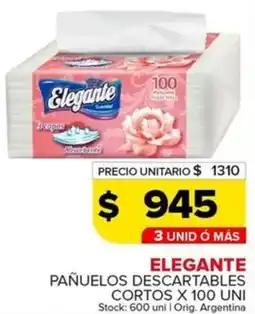 Carrefour Maxi Elegante pañuelos descartables cortos oferta