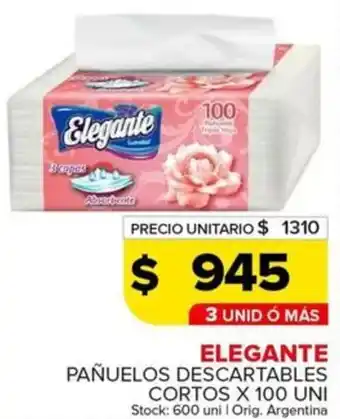 Carrefour Maxi Elegante pañuelos descartables cortos oferta