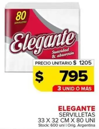 Carrefour Maxi Elegante servilletas oferta