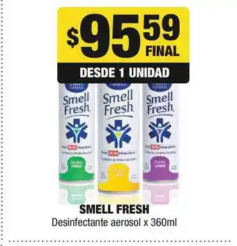 Maxi Ofertas Smell Gresh Desinfectante Aerosol x 360ml oferta