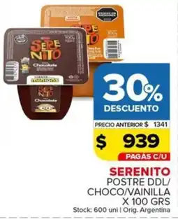 Carrefour Maxi Serenito postre ddl/ choco/vainilla oferta