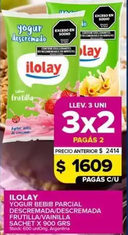 Carrefour Maxi Ilolay yogur bebib parcial oferta