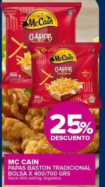 Carrefour Maxi Mc cain papas baston tradicional bolsa oferta