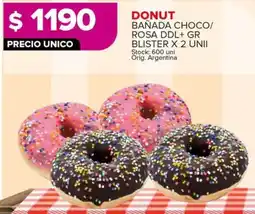 Carrefour Maxi Donut banada choco/ rosa oferta