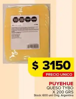 Carrefour Maxi Puyehue queso tybo oferta