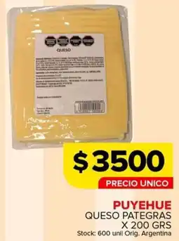 Carrefour Maxi Puyehue queso pategras oferta