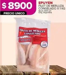 Carrefour Maxi Epuyen filet de merluza congelado oferta