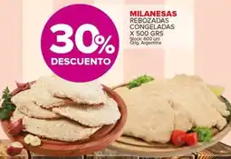 Carrefour Maxi Milanesas rebozadas congeladas oferta