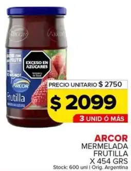 Carrefour Maxi Arcor mermelada frutilla oferta