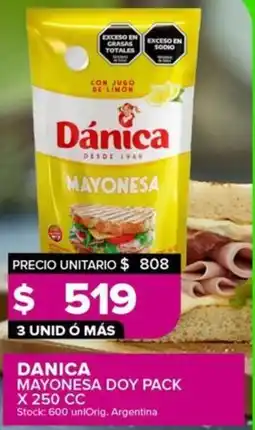 Carrefour Maxi Danica mayonesa doy pack oferta