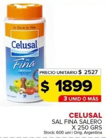 Carrefour Maxi Celusal sal fina salero oferta