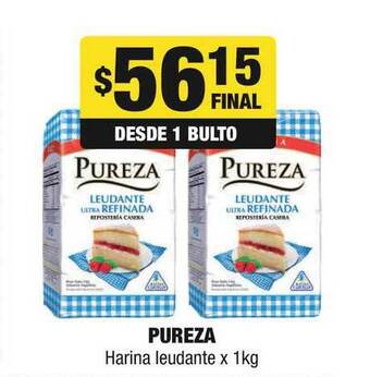 Maxi Ofertas Pureza Harina Leudante x 1kg oferta