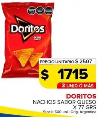 Carrefour Maxi Doritos nachos sabor queso oferta