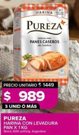 Carrefour Maxi Pureza harina con levadura pan oferta