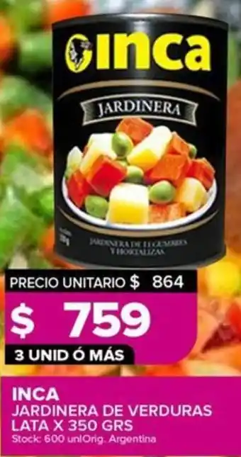 Carrefour Maxi Inca jardinera de verduras lata oferta