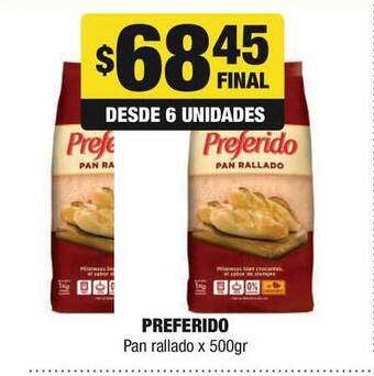 Preferido Pan Rallado x 500gr